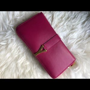 ysl yves saint laurent large wallet